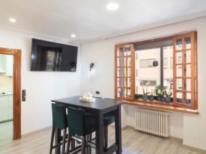 Vista del comedor del apartamento