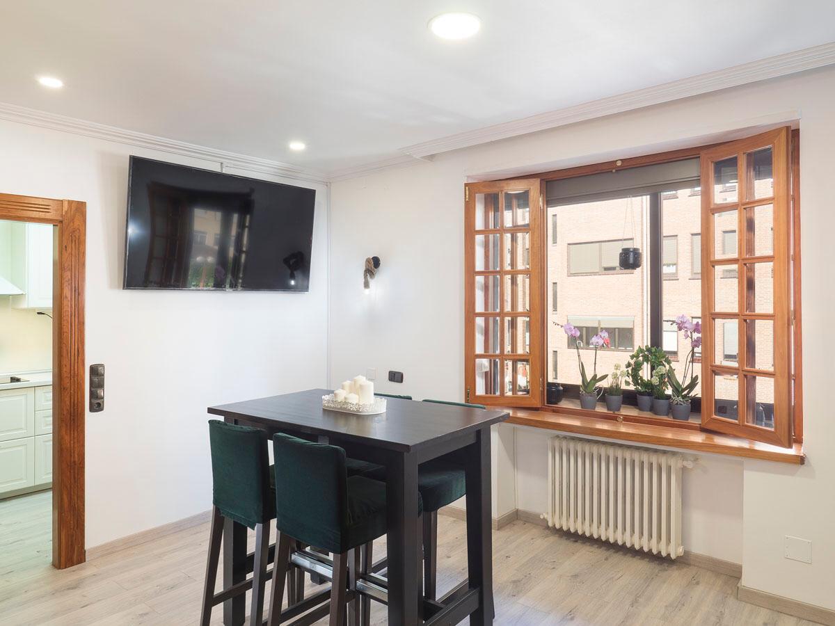 Vista del comedor del apartamento