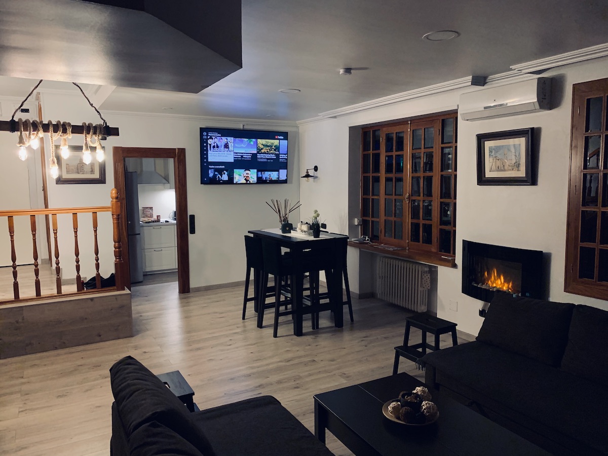 Vista del comedor y salón