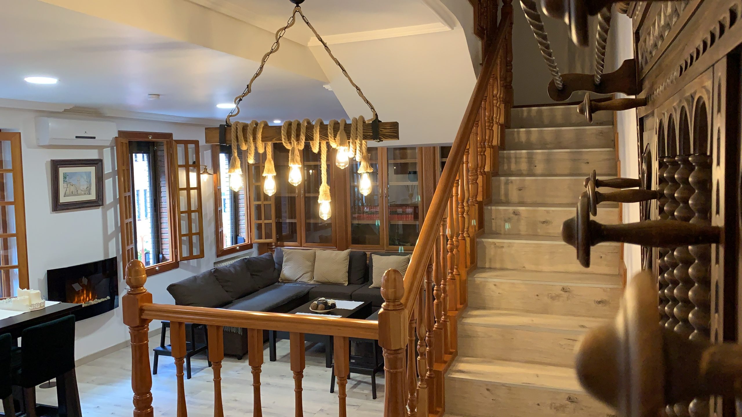 Vista del salón del apartamento